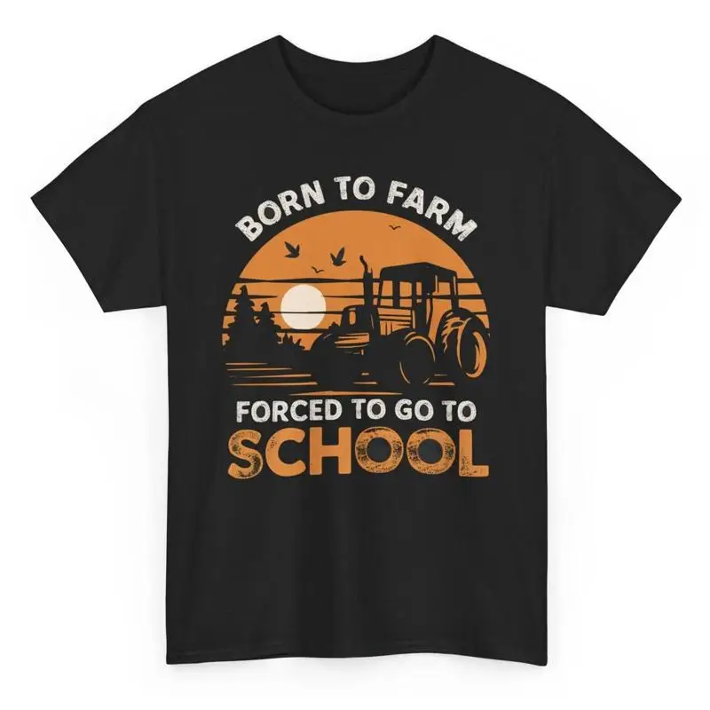 Agriculture Farming School - T-shirt drôle pour agriculteurs : Né