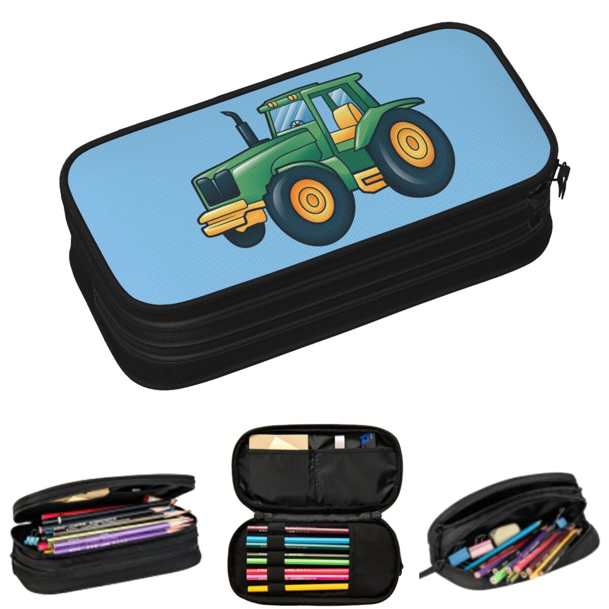 Agriculture Farming School - Trousse à crayons avec dessin de
