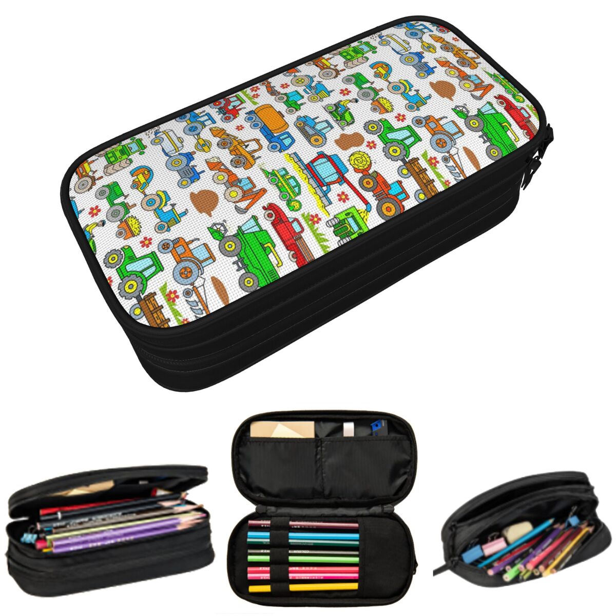 Agriculture Farming School - Trousse à crayons pour garçons et