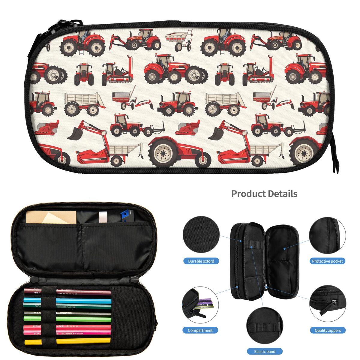 Trousse à crayons pour étudian - Agriculture Farming School avis et prix