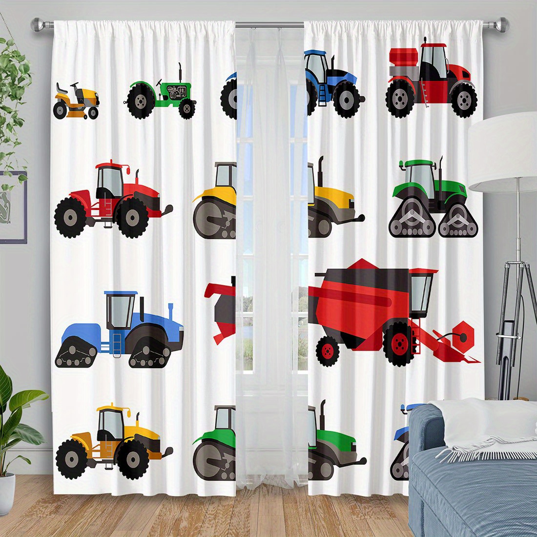 Rideau Tracteur Dessin Animé I - Agriculture Farming For Kids avis et prix