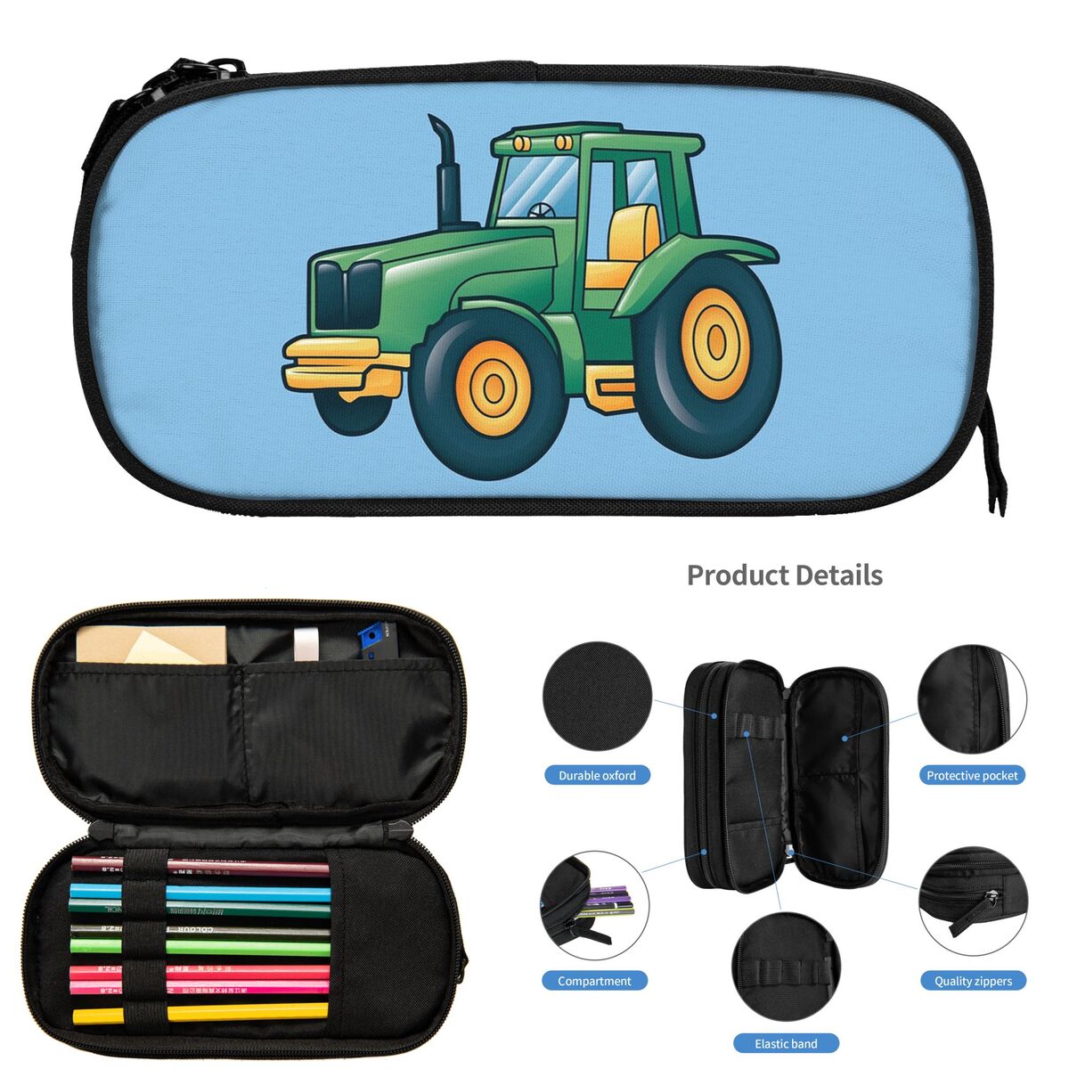 Trousse à crayons avec dessin  - Agriculture Farming School avis et prix