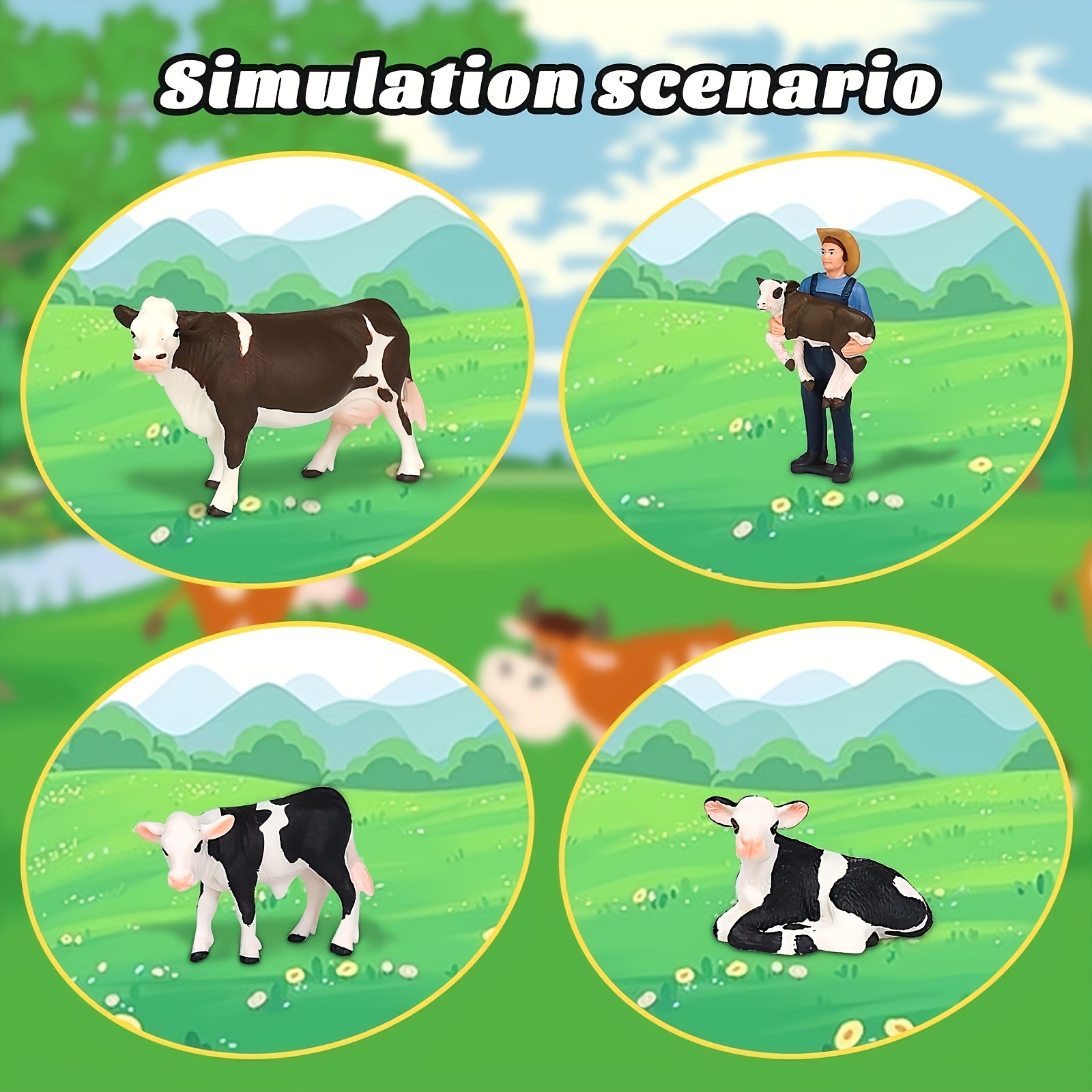 Ensemble de 4 figurines de fer - Agriculture Farming For Kids avis et prix